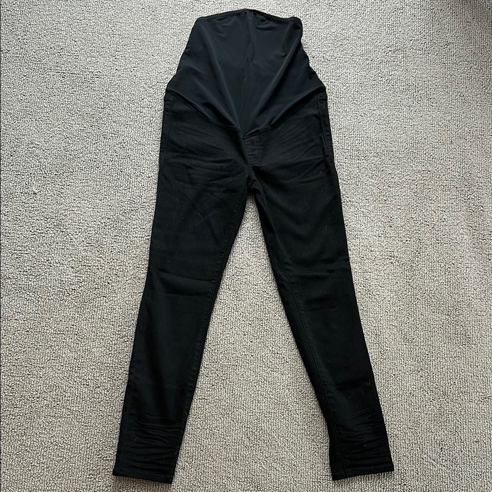 Madewell Maternity Black Skinny Jean, size 27